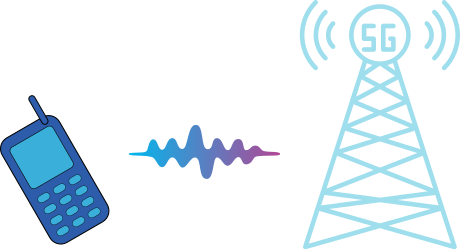 5G/6G Mobile and Tower Icon