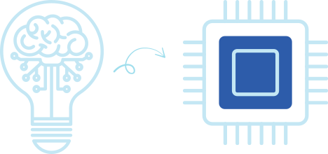 Concept to Silicon Idea to Chip Icon